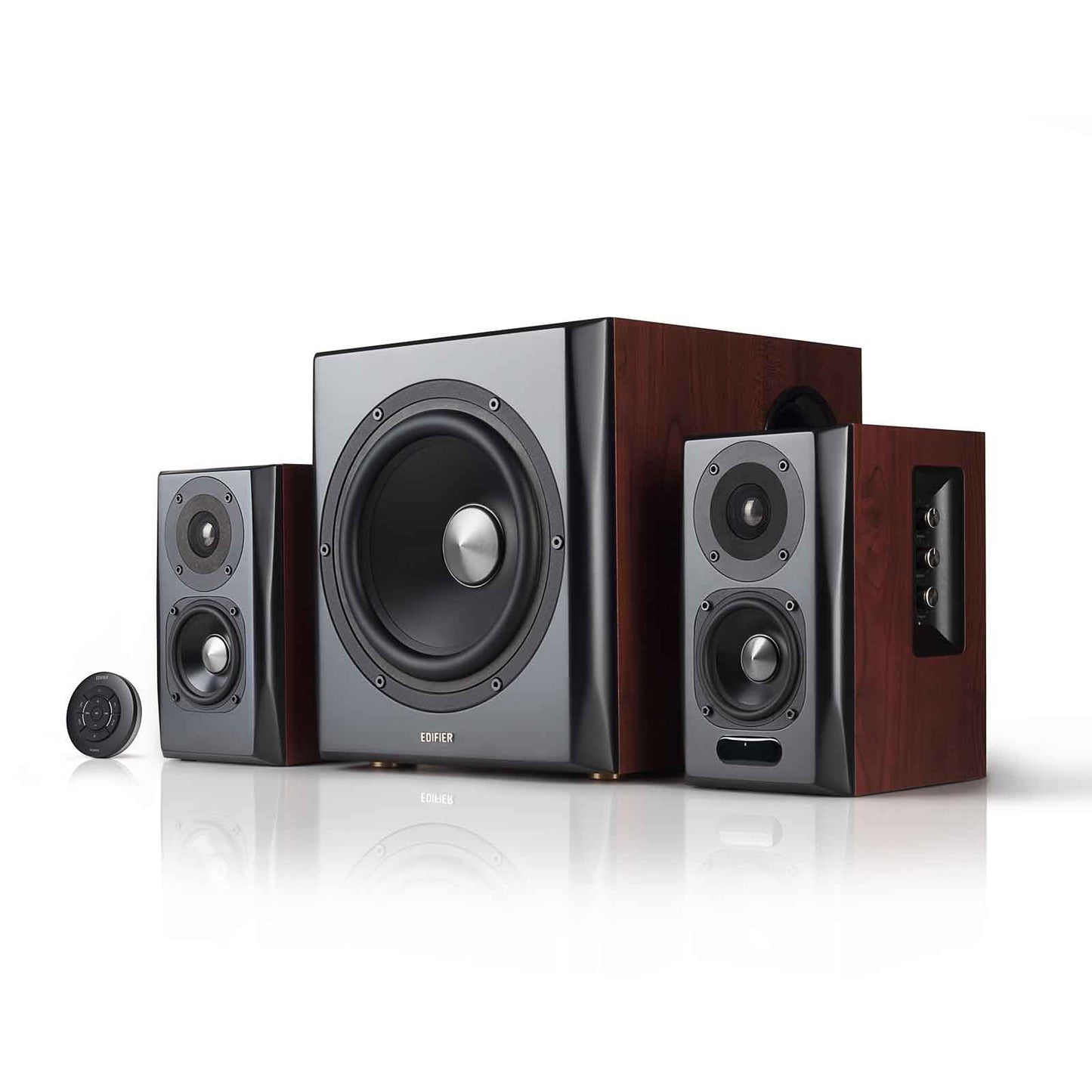 S350DB Bookshelf Speaker and Subwoofer 2.1 Speaker System Bluetooth v4.1(Certified Refurbished)