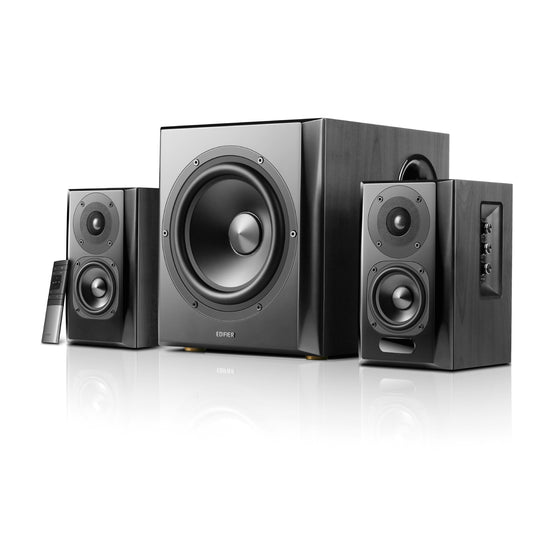 S351DB Bookshelf Speaker and Subwoofer 2.1 Speaker System Bluetooth V4.0 aptX(Certified Refurbished)
