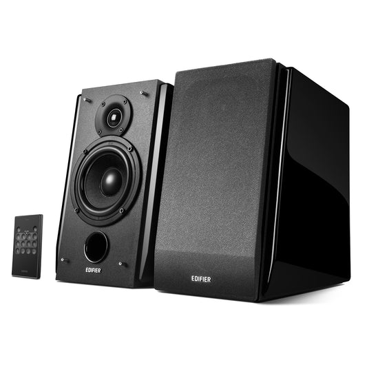 R1850DB Powered Bookshelf Speaker - Bluetooth, Optical, Subwoofer Out(Certified Refurbished)