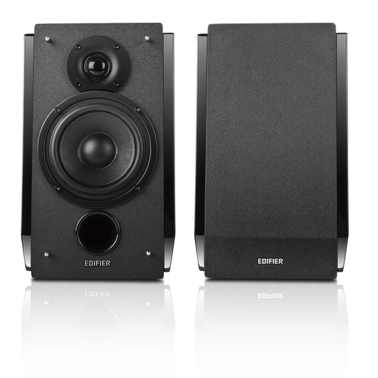 R1850DB Powered Bookshelf Speaker - Bluetooth, Optical, Subwoofer Out(Certified Refurbished)